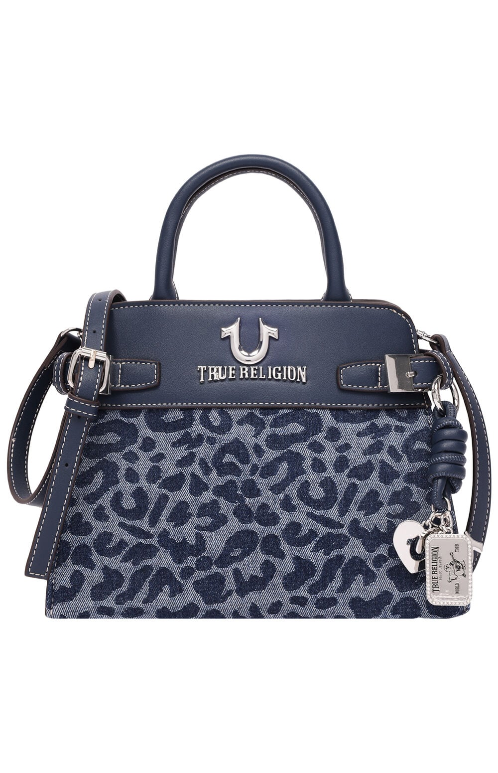 Beckham Leopard Jean Belted Tote Bag