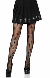 Worship Me Net Tights