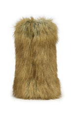 Women's Nadianna Tan Redfox Faux Fur Platform Boots