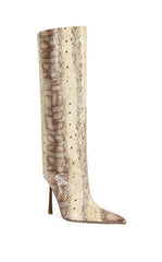 Women's Madeye Nude Snake Stiletto Boots