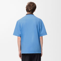 Loewe Loose Fit T-shirt in Cotton Blue #384840