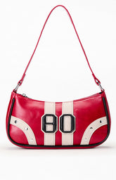 80 Varsity Faux Leather Shoulder Bag