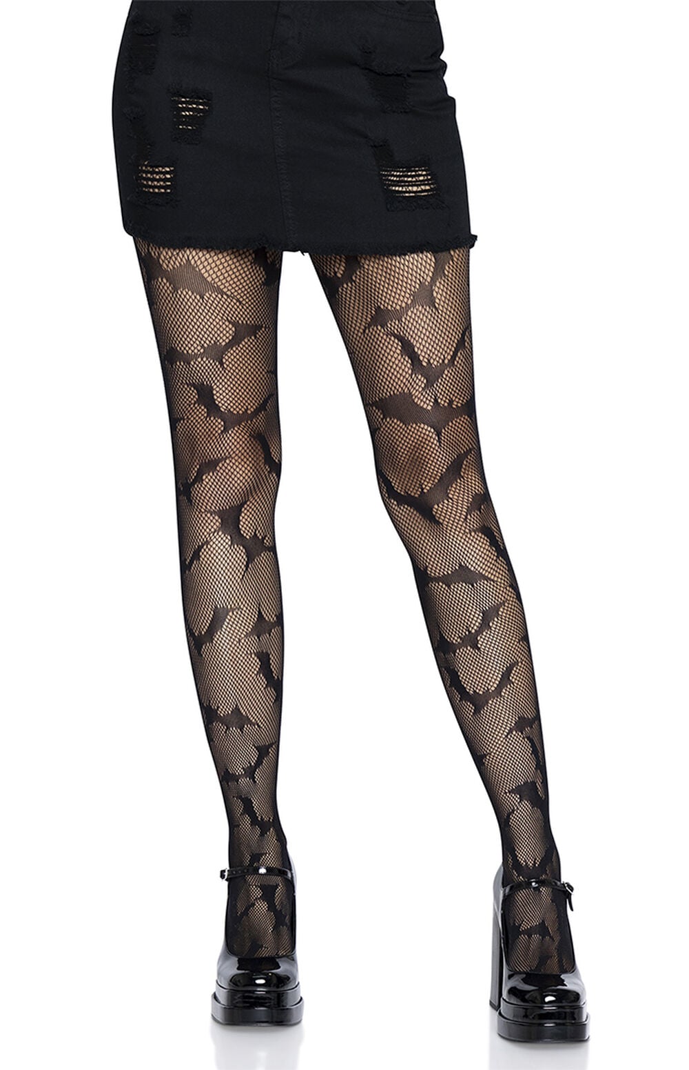Bat Fishnet Tights