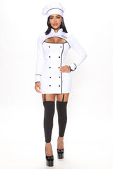 Whippin Up Chef 3 Piece Costume Set - White/combo