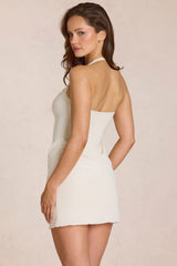 Modal Mini Dress In Ivory