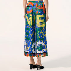 CHANEL Pants Silk Multicolor #386326