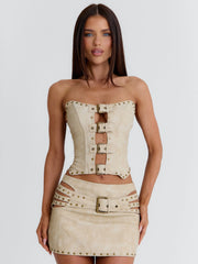 Rodeo Mini Skirt Sand