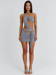 Moorena Mini Dress Grey