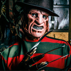 Men's A Nightmare on Elm Street Freddy Krueger Printed Shirt and Mask Set