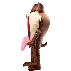 Adult Looney Tunes Tazmanian Devil Inflatable Costume