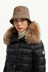 Moncler Hirmafur Hooded Shearling Long Down Jacket #297457