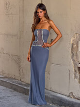 Kaisha Maxi Dress Steel Grey