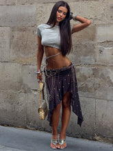 Kaydence Midi Skirt Brown
