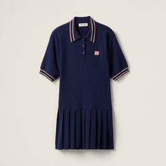 MiuMiu Wool and Cashmere Polo Dress #380350