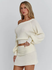Orena Mini Skirt Ivory