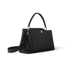 Louis Vuitton CAPUCINES SOUPLE Women's Fashion Classic Solid-Color Leather Logo Handbag Shoulder Bag Bags M24879 #78857