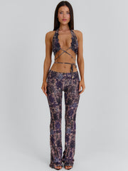 Shanel Pants Deep Purple