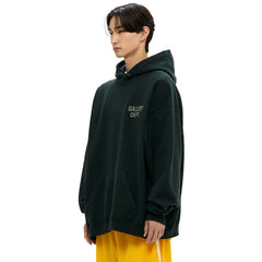 Gallery Dept. Men's And Women's Spring/fall Fashion Casual Retro Hooded Pullover Long Sleeve Logo Sweatshirt With Letter Print Fleece Lining Sweatshirt #79267