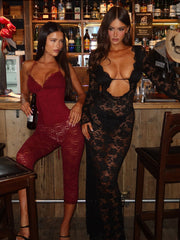 Cendre Playsuit Burgundy