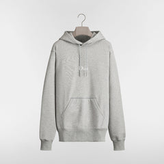 DIOR Hooded Sweatshirt with Dior Embroidery Relaxed Fit Gray Cotton Fleece #387332