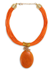 Nyra Necklace Orange