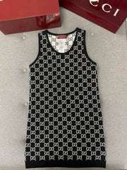 Gucci GG Wool Jacquard Mini Dress #386046