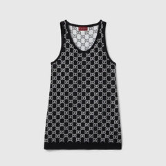 Gucci GG Wool Jacquard Mini Dress #386046