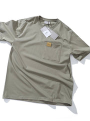 DIOR T-Shirt with Pocket Relaxed Fit Gray Cotton Jersey #386106