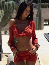Briela Crop Top Rust