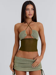 Aubri Top Khaki