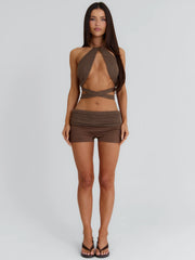 Nevvaeh Shorts Brown