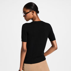 LOUIS VUITTON Embroidered Signature Knit Top #387202