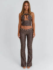 Kamaris Pants Brown