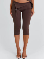 Juliett Capri Pants Chocolate