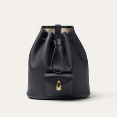 Loro Piana Women's Solid Color Adjustable Shoulder Strap Extra Drawstring Shoulder Bag Bags #76521