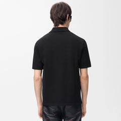 LOEWE Polo in cotton Black #387947
