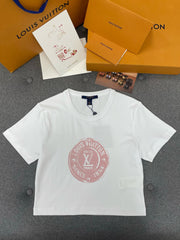 LOUIS VUITTON Top Cropped LV Stamp Mujer #386078