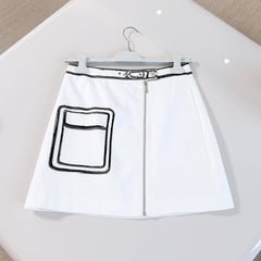 Hermès Hand Drawn Style Skirt #387968