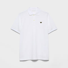 PRADA Black Piqué Polo Shirt #387776