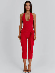 Malani Jumpsuit Red
