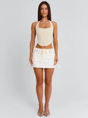 Lainee Corset Top Bone