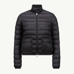Moncler Lans Women's Winter Fashion Casual Minimalist High Neck Zipper Foldable Short Down Jacket with Storage Bag Jacket #79483
