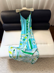 Pucci Marmo Crêpe De Chine Slip Dress #386400