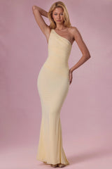Jersey Bridesmaid Dress In Butter
