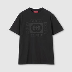 GUCCI Cotton Jersey T-shirt With Print #387018