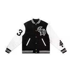 Chrome Hearts Eagle Varsity Jacket #375872