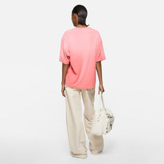 Acne Studios Sprayed Logo T-shirt Tango Pink #387841