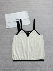 CHANEL Top-Quality Version Top Short skirt Cotton cashmere ecru #387716