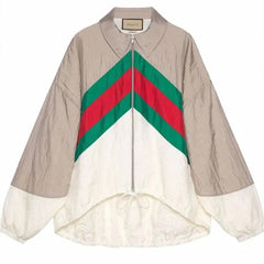 Gucci Logo-Print Nylon Jacket #386343