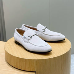 GUCCI Men's Spring/Fall Fashion Casual Round Toe Slip On Flat Low Top Horsebit Loafers Shoes #79272